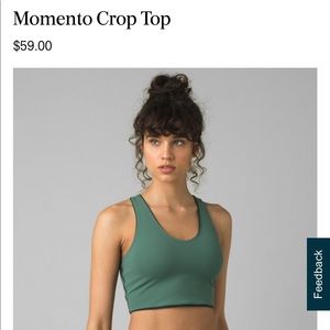 Prana Momento Crop Top